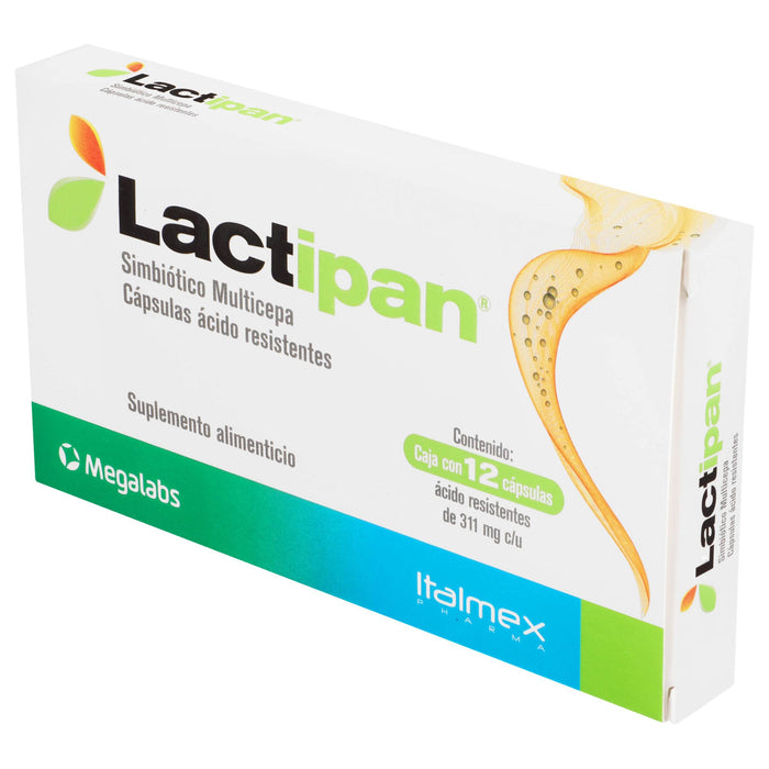 Lactipan 311Mg Con 12 Capsulas (Simbiotico) - WeCare Pharma