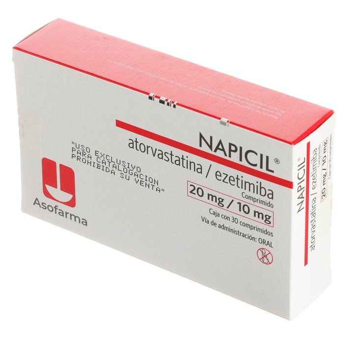 Napicil 20Mg/10Mg Con 30 Comprimidos (Atorvastatina/Ezetimiba) - WeCare Pharma