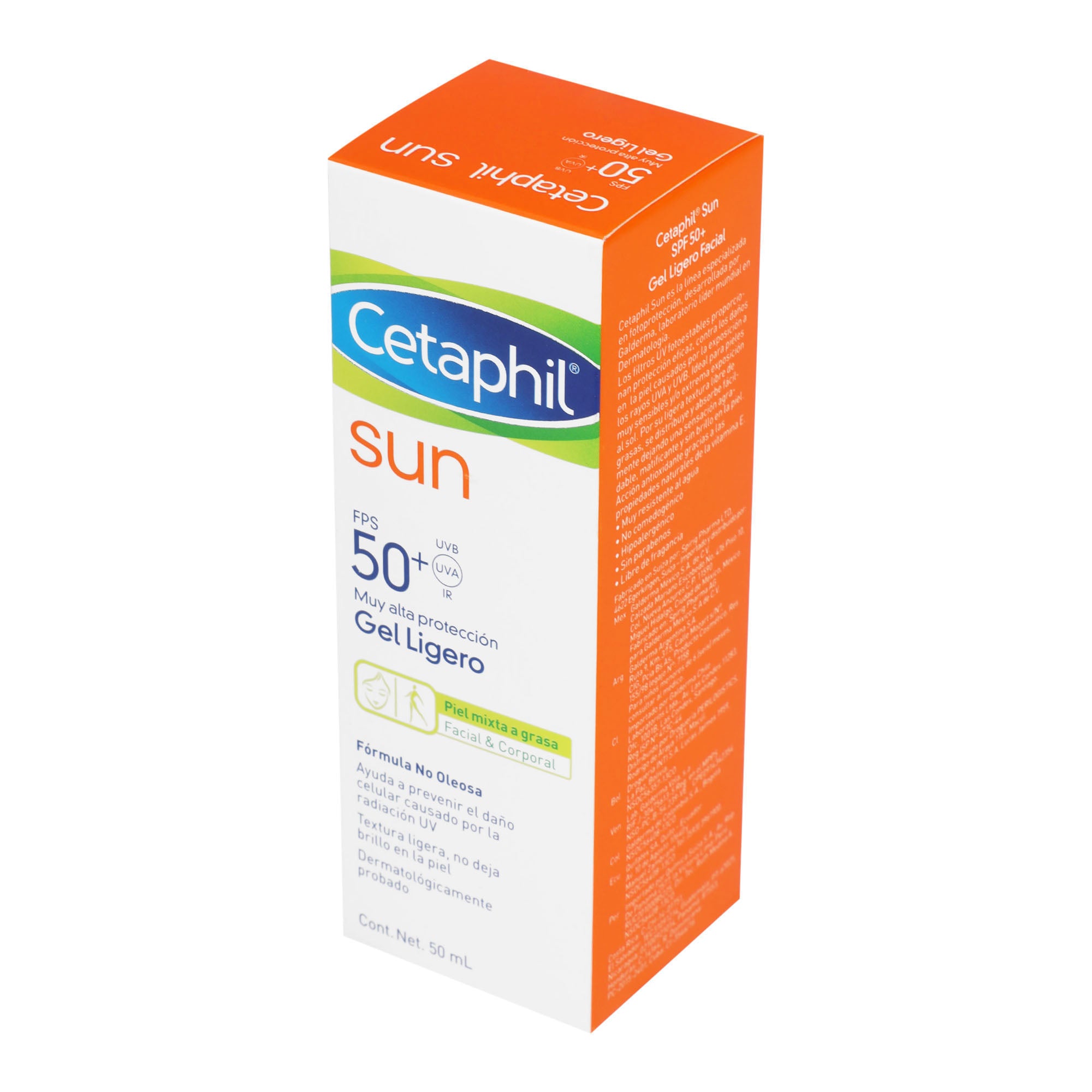 Cetaphil Sun Protector Solar En Gel Fps50 50Ml 3 - 7612076457232