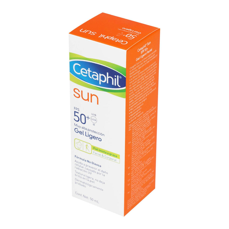 Cetaphil Sun Protector Solar En Gel Fps50 50Ml - WeCare Pharma
