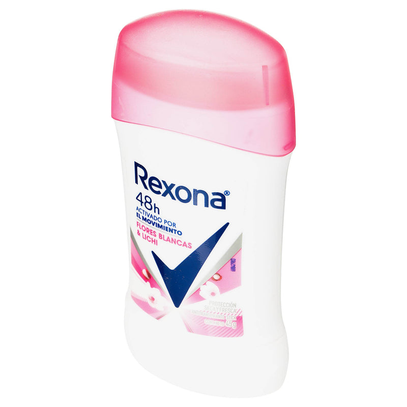 Desodorante Rexona Flores Blancas 48H Stick 45G - WeCare Pharma