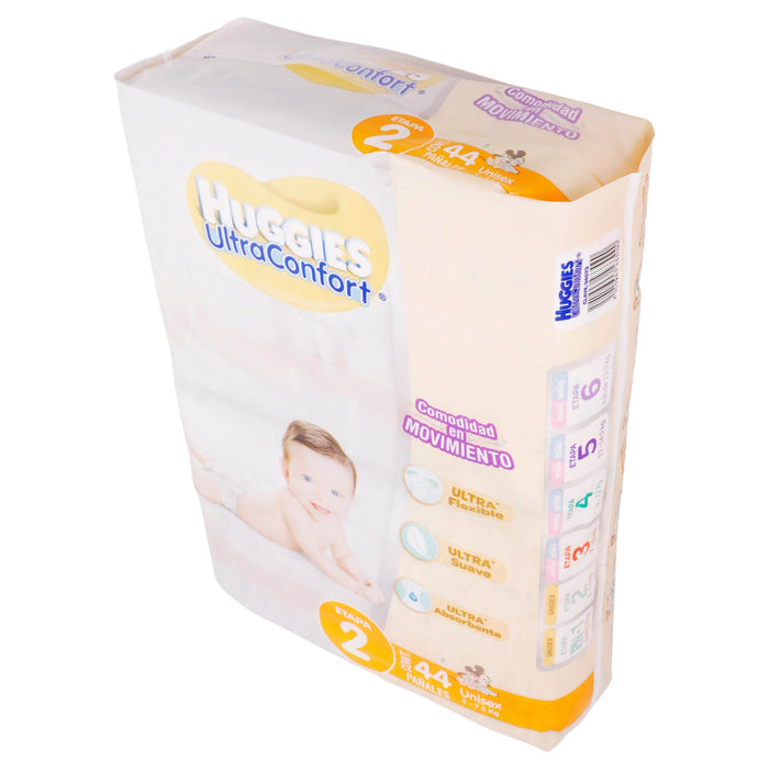 Pañal Huggies Ultra Confort Etapa 2 Con 40 - WeCare Pharma