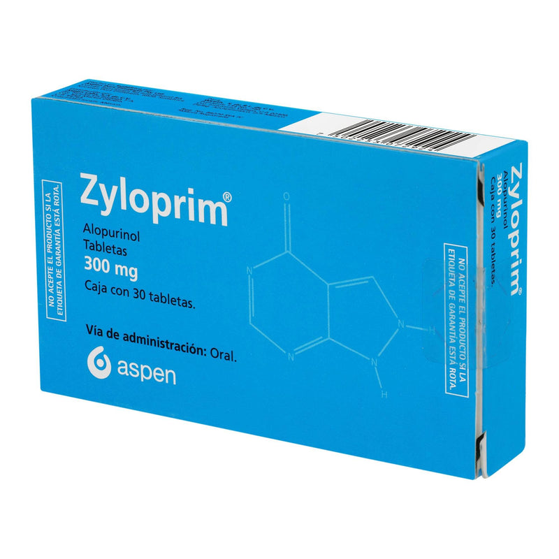 Zyloprim 300Mg Con 30 Tabletas (Alopurinol) - WeCare Pharma