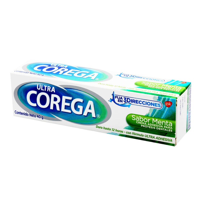 Corega Ultra Crema Adhesiva Menta 40G - WeCare Pharma