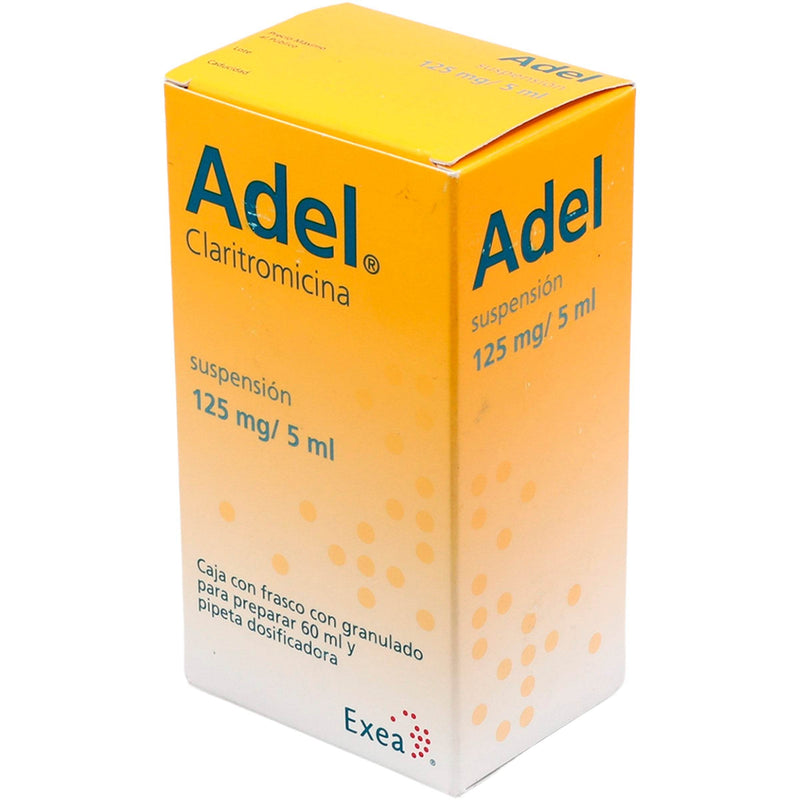 Adel Suspensión 150Mg/5Ml Frasco 60Ml (Claritromicina) - WeCare Pharma