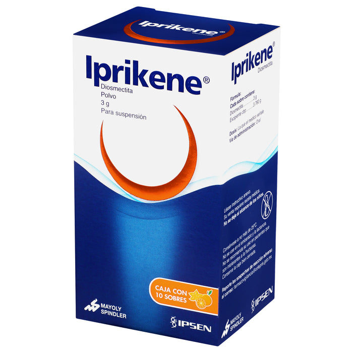 Iprikene Sobre 3G Con 10 Naranja-Vainilla (Diosmectita) 5 - 3582186000731