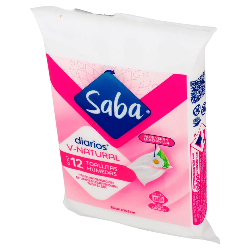 Toallitas Humedas Saba Con 12 - WeCare Pharma
