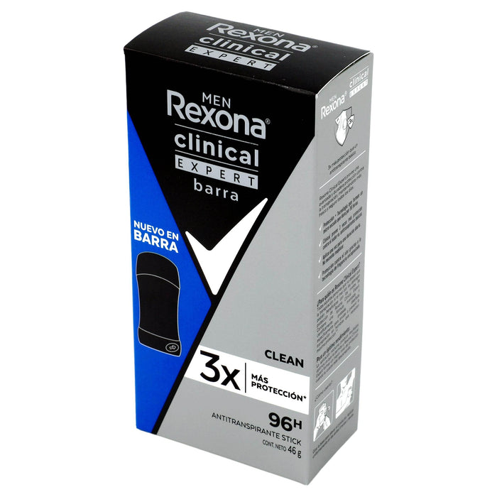 Desodorante Rexona Men Clinical Clean Stick 46G - WeCare Pharma