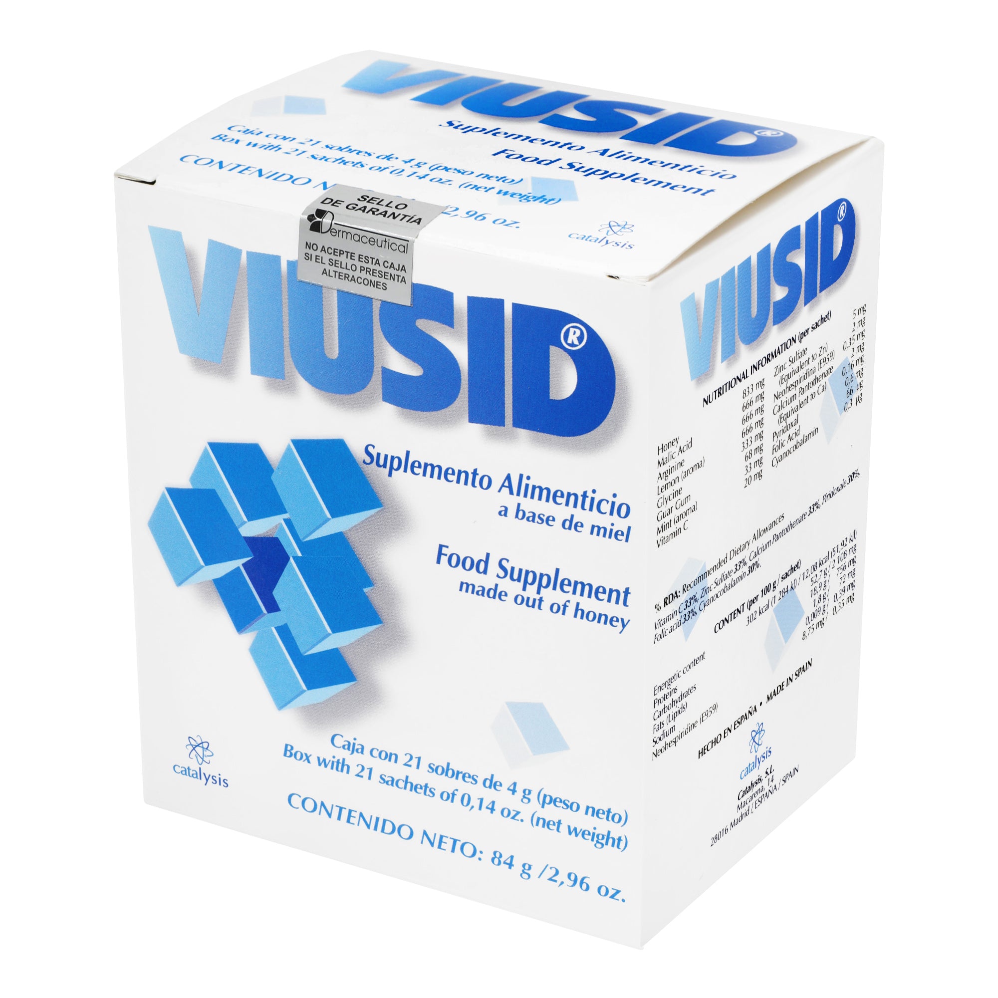 Viusid Sobres 84G Con 21 (Suplemento Alimenticio) 3 - 8414200215508