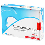 Atemperator (Valproato De Magnesio) Tabletas 400Mg Con 10 - WeCare Pharma