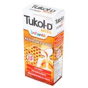 Tukol-D Miel Infantil Jarabe 1G/0.1G 120Ml (Guaifrenesina/Dextrometorfano) - WeCare Pharma