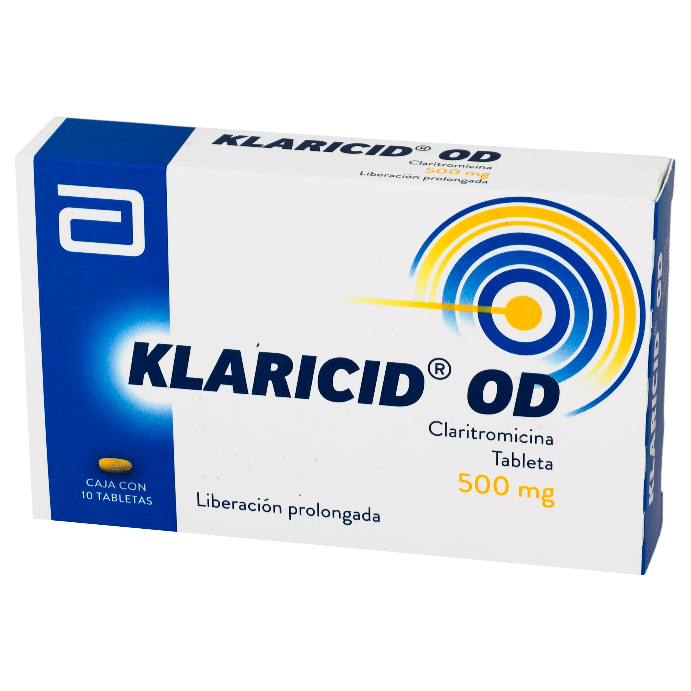 Klaricid Od 500Mg Con 10 Capsulas (Claritromicina) 3 - 7501033921285