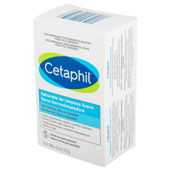 Cetaphil Barra Antibact Dermolimpiadora Suave 127G 3 - 3499320008198