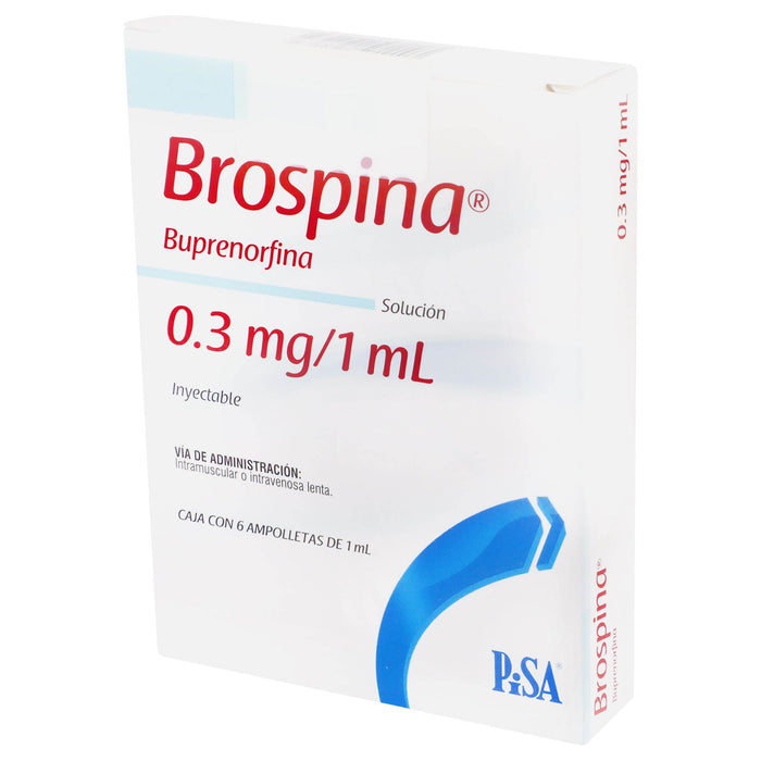 Brospina (Buprenorfina) Ampolletasolletasolletasolletas 0.3Mg/1Ml - WeCare Pharma