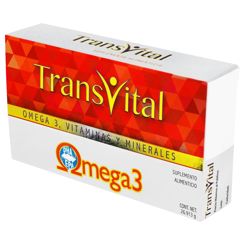 Transvital 26.91 Con 30 Capsulas (Omega3/Vitaminas/Minerales) - WeCare Pharma