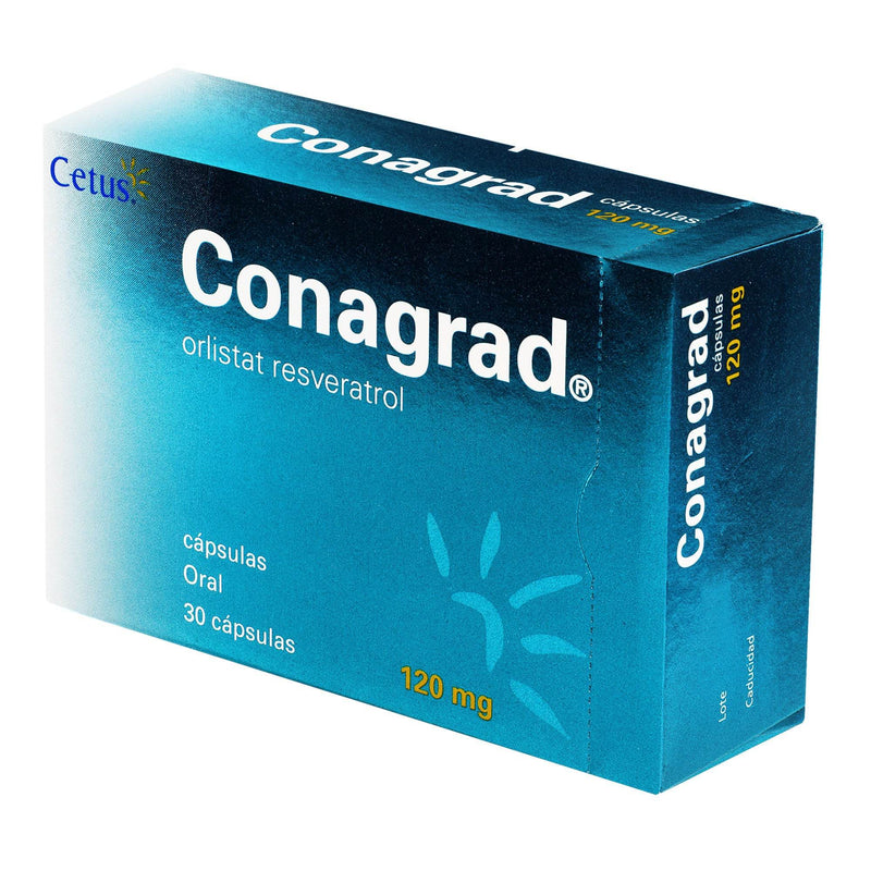 Conagrad 120Mg Con 30 Capsulas (Orlistat Resveratrol) - WeCare Pharma