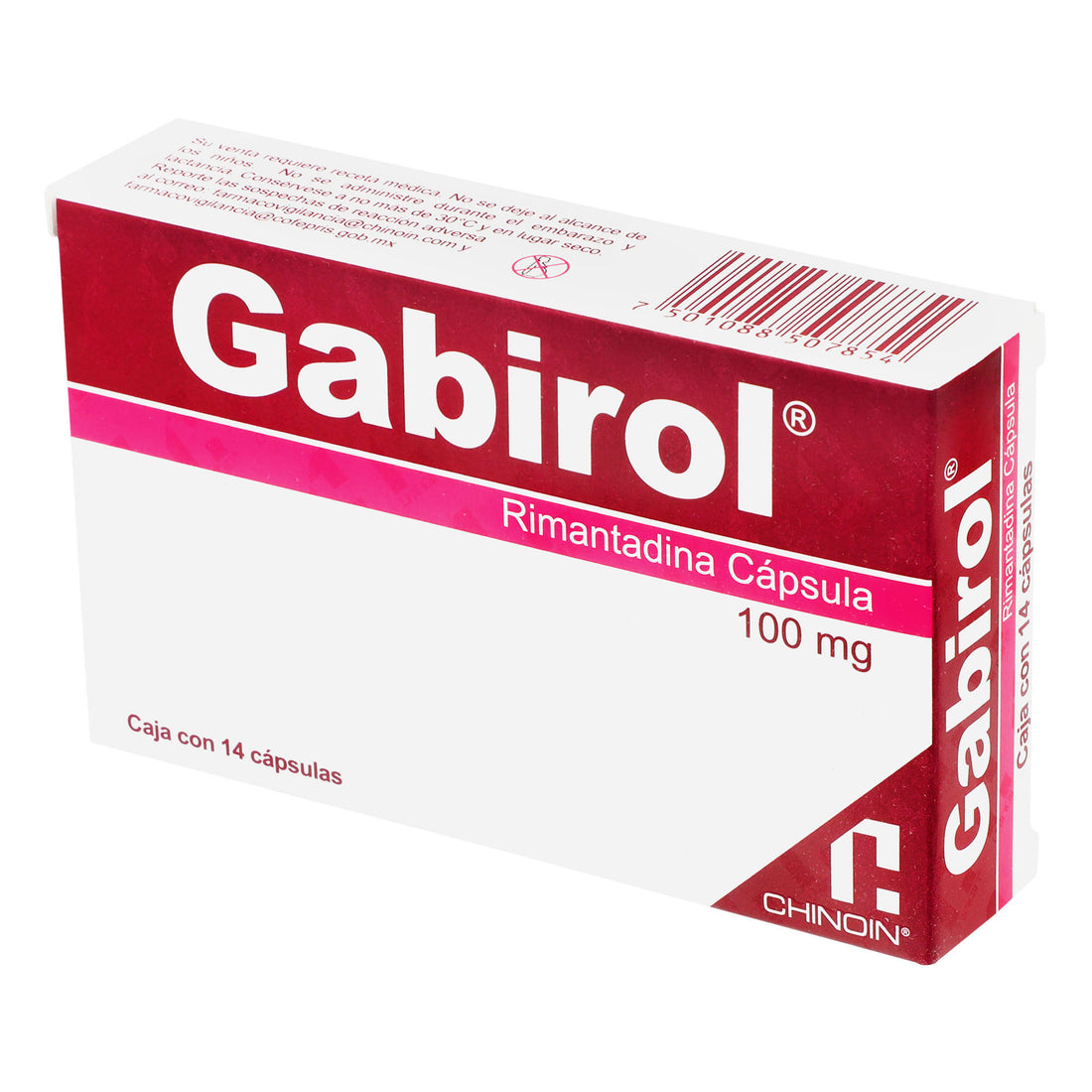 Gabirol 100Mg Con 14 Tabletas (Rimantadina) 3 - 7501088507854