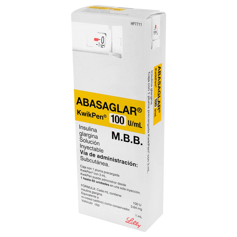 Abasaglar Pluma 100Unid 3Ml Con 1 (Insulina Glargina) - WeCare Pharma