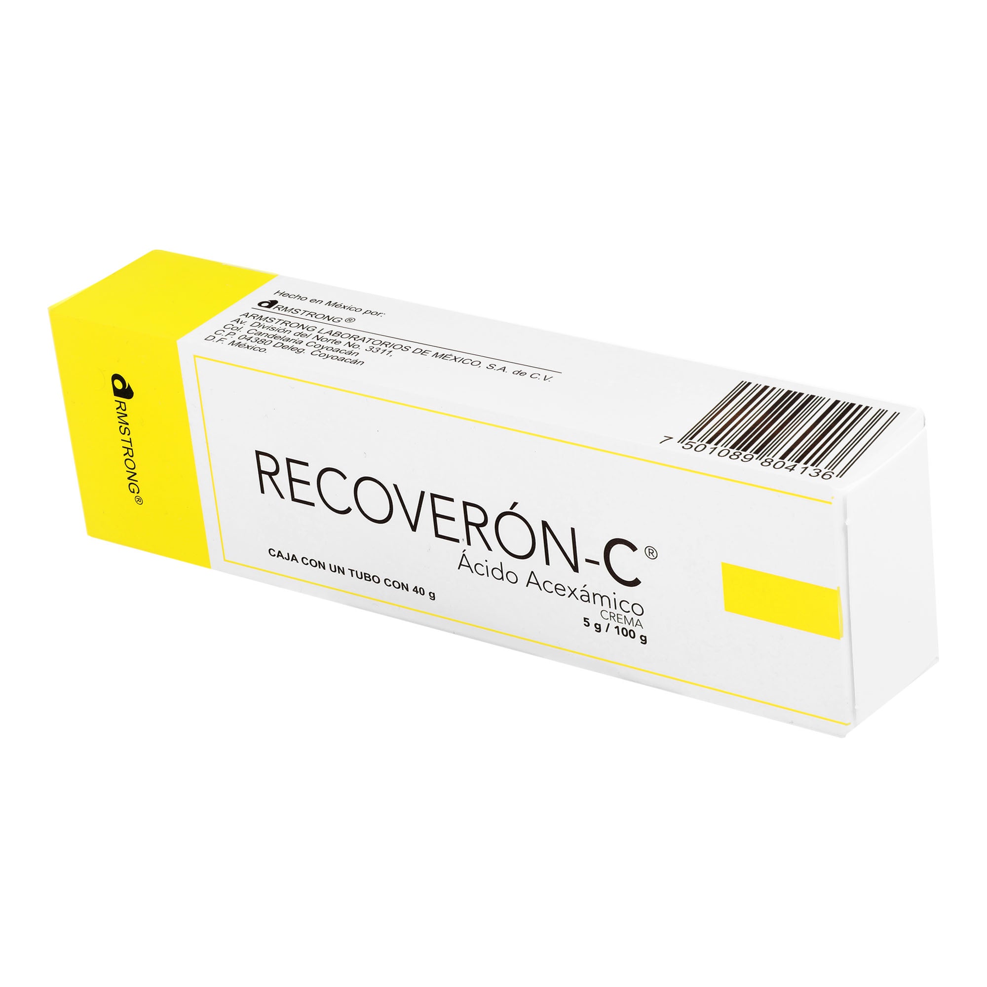 Recoveron C Crema 5G 40G (Acido Acexamico) 3 - 7501089804136