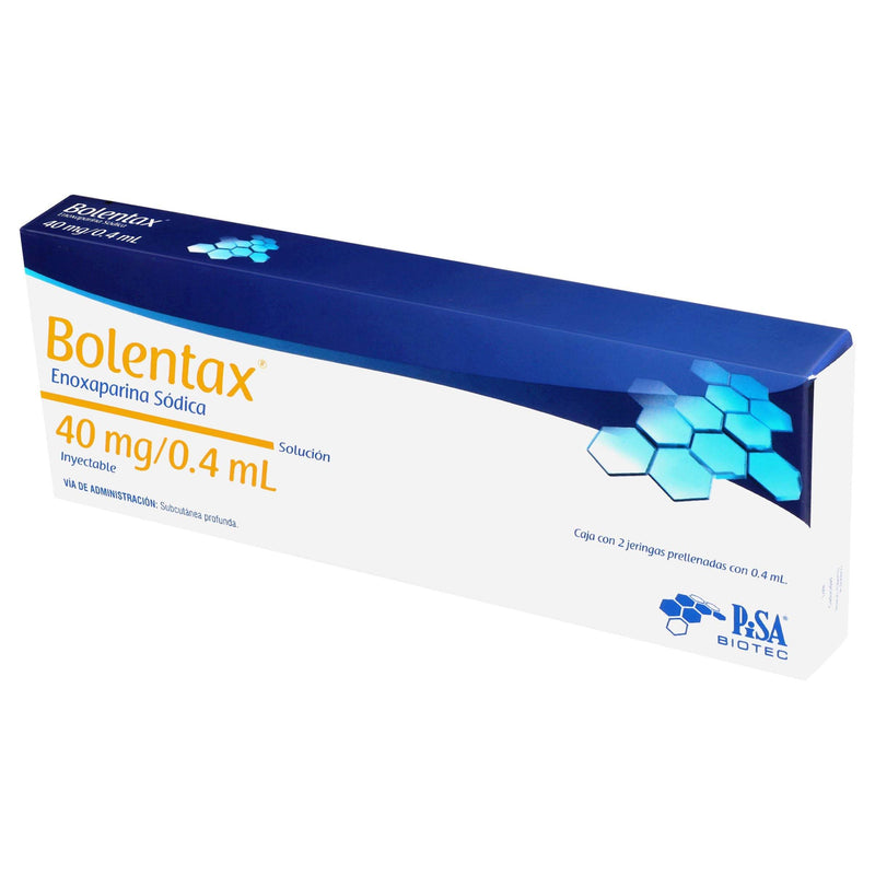 Bolentax Jeringa 40Mg Con 2 (Enoxaparina Sodica) - WeCare Pharma