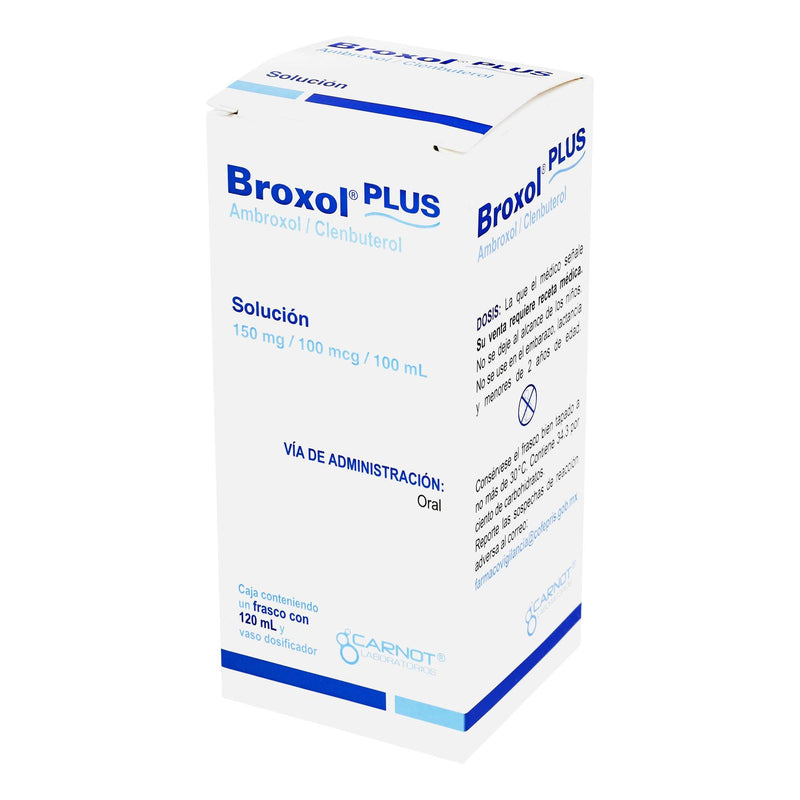 Broxol Plus Solución 150Mg/100Mcg/100Ml 120Ml (Ambroxol/Clenbuterol) - WeCare Pharma