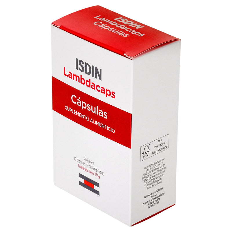Isdin Lambdacaps 584Mg Con 30 Capsulas (Sup Alim) - WeCare Pharma
