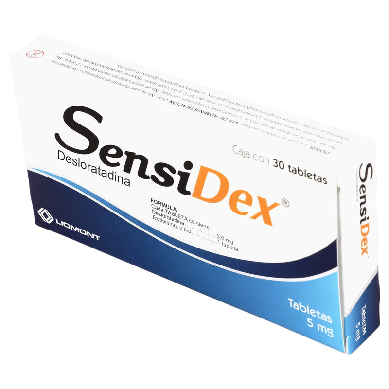 Sensidex 5Mg Con 30 Tabletas (Desloratadina) - WeCare Pharma
