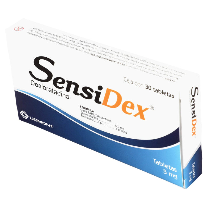 Sensidex 5Mg Con 30 Tabletas (Desloratadina) - WeCare Pharma
