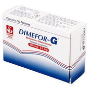 Dimefor-G 500Mg/2.5Mg Con 30 Tabletas (Metformina/Glibenclamida) - WeCare Pharma