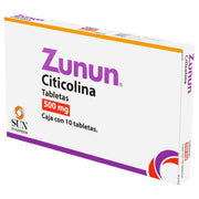 Zunun 500Mg Con 10 Tabletas (Citicolina) - WeCare Pharma