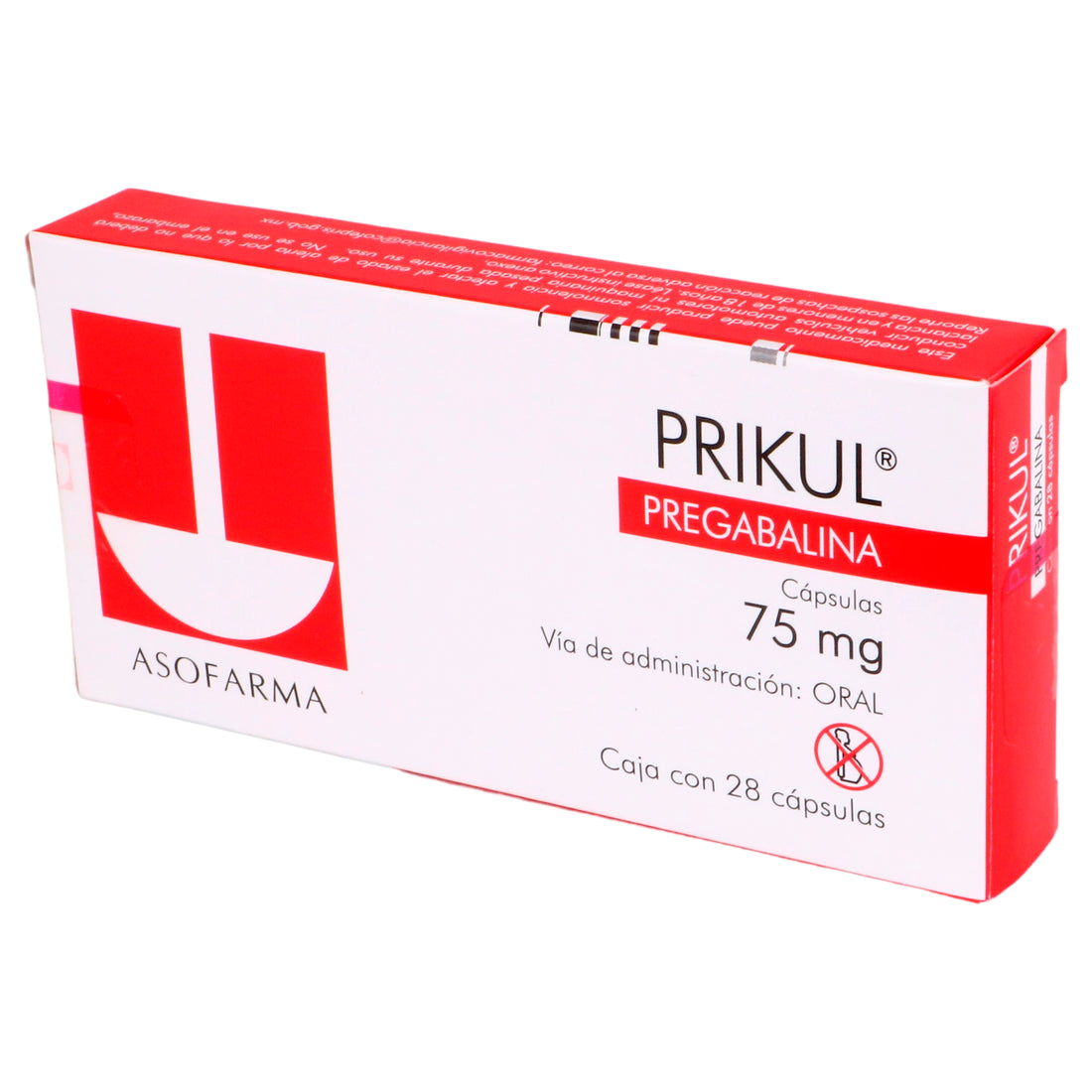 Prikul 75Mg Con 28 Capsulas (Pregabalina) 4 - 7841141003726