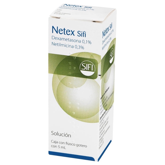 Netex Sifi Gotas 0.1%/0.3% 5Ml (Dexametasona/Netilmicina) - WeCare Pharma