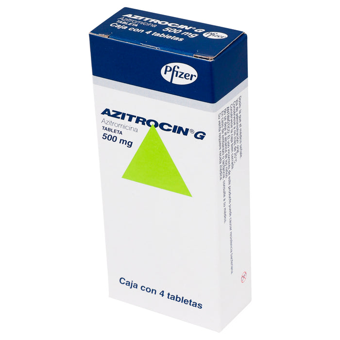 Azitrocin G 500Mg Con 4 Tabletas (Azitromicina) 3 - 7501287687289