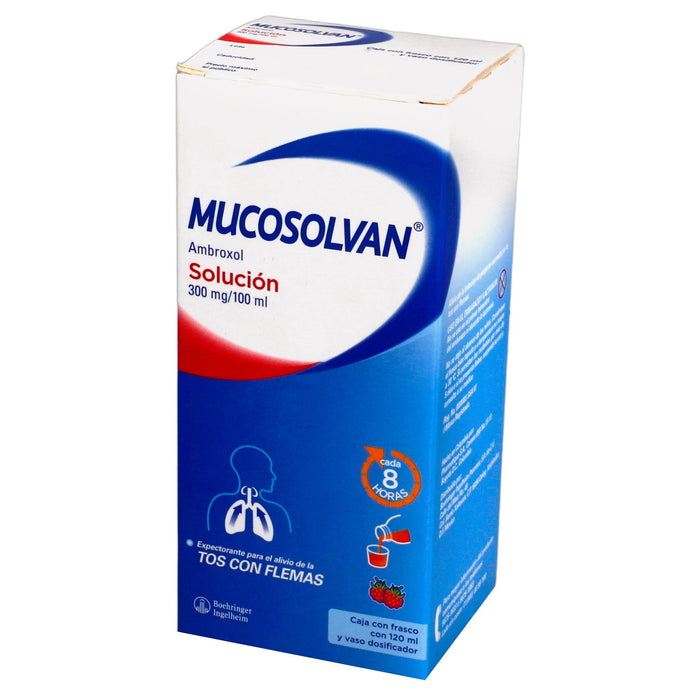 Mucosolvan Solución 300Mg/100Ml 120Ml (Ambroxol) - WeCare Pharma