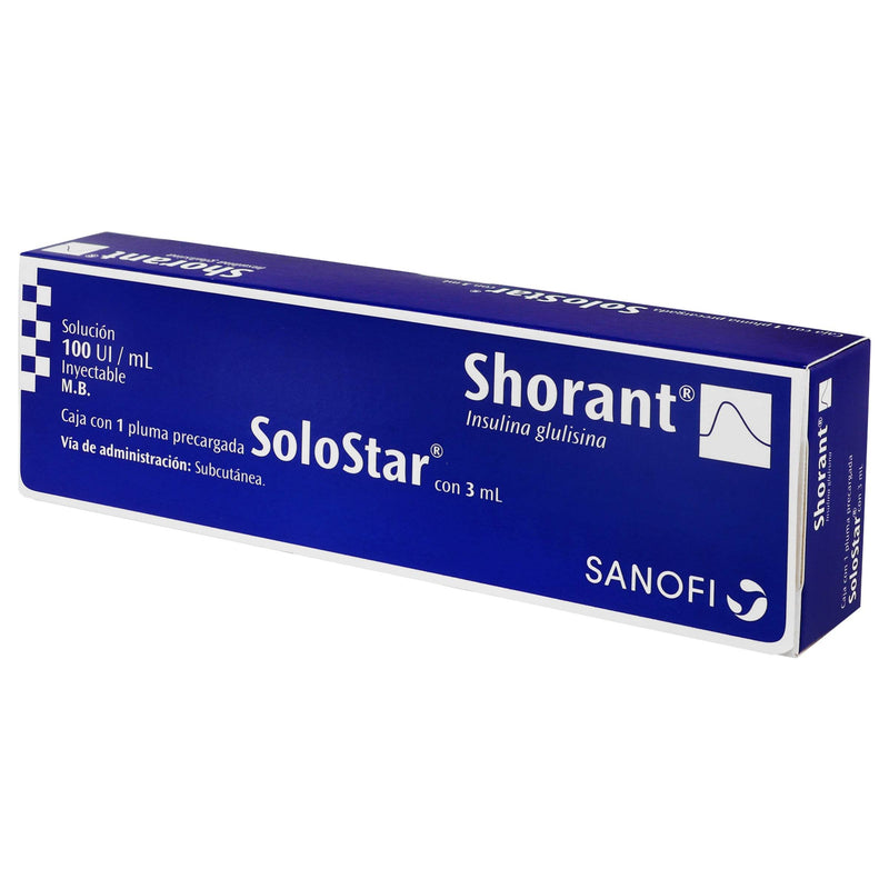 Shorant Solostar Pluma 100Unid/Ml 3Ml (Insulina Glulisina) - WeCare Pharma