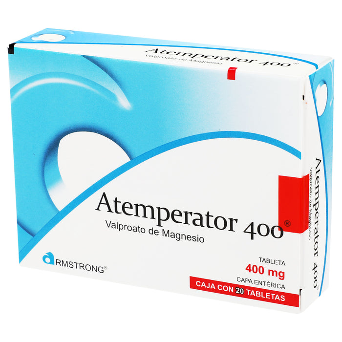 Atemperator 400Mg Con 20 Tabletas (Valproato De Magnesio) 3 - 7501089800053