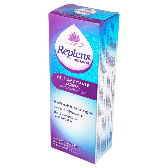 Replens Gel Humectante Vaginal 5.G Con 6 Aplicadores - WeCare Pharma