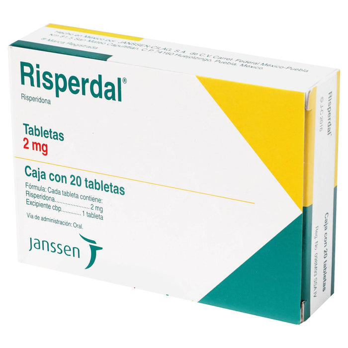 Risperdal 2Mg Con 20 Tabletas (Risperidona) - WeCare Pharma