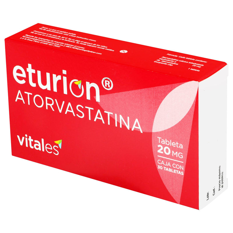 Eturion 20Mg Con 30 Tabletas (Atorvastatina) - WeCare Pharma