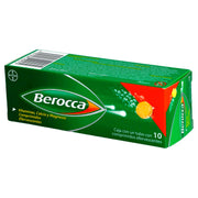 Berocca Efervecente V Con 10 Comprimidos (Vitaminas/Calcio/Magnesio) - WeCare Pharma