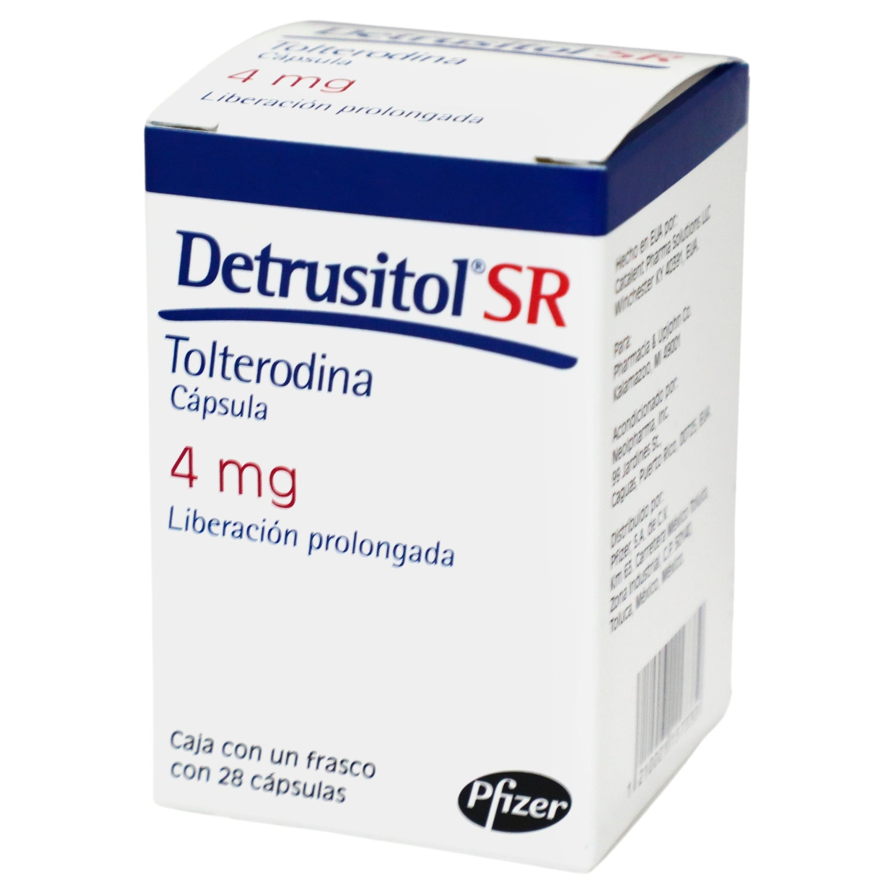 Detrusitol Sr 4Mg Con 28 Tabletas (Tolterodina) 3 - 1210001157330