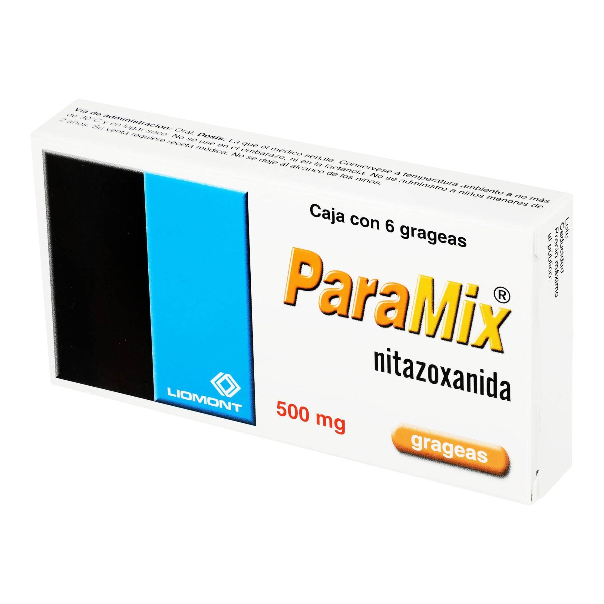 Paramix Paramix 500Mg Con 6 Tabletas (Nitazoxanida) — WeCare Pharma