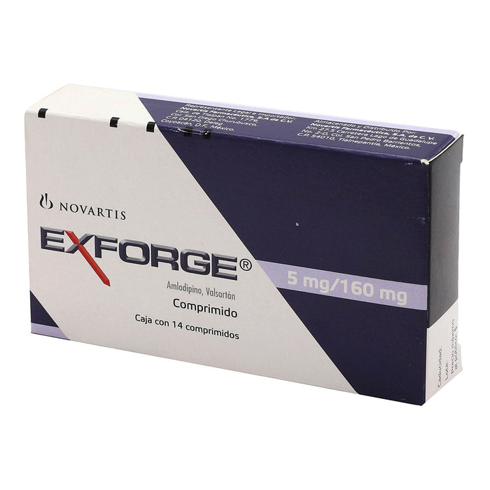 Exforge 5Mg/160Mg Con 14 Comprimidos (Amlodipino/Valsartan) - WeCare Pharma