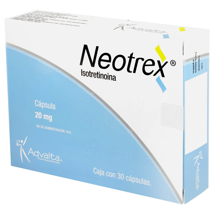 Neotrex (Isotretinoina) Capsulas 20Mg Con 30 - WeCare Pharma