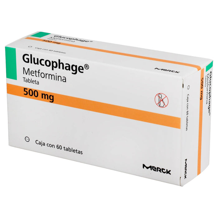 Glucophage 500Mg Con 60 Tabletas (Metformina) - WeCare Pharma
