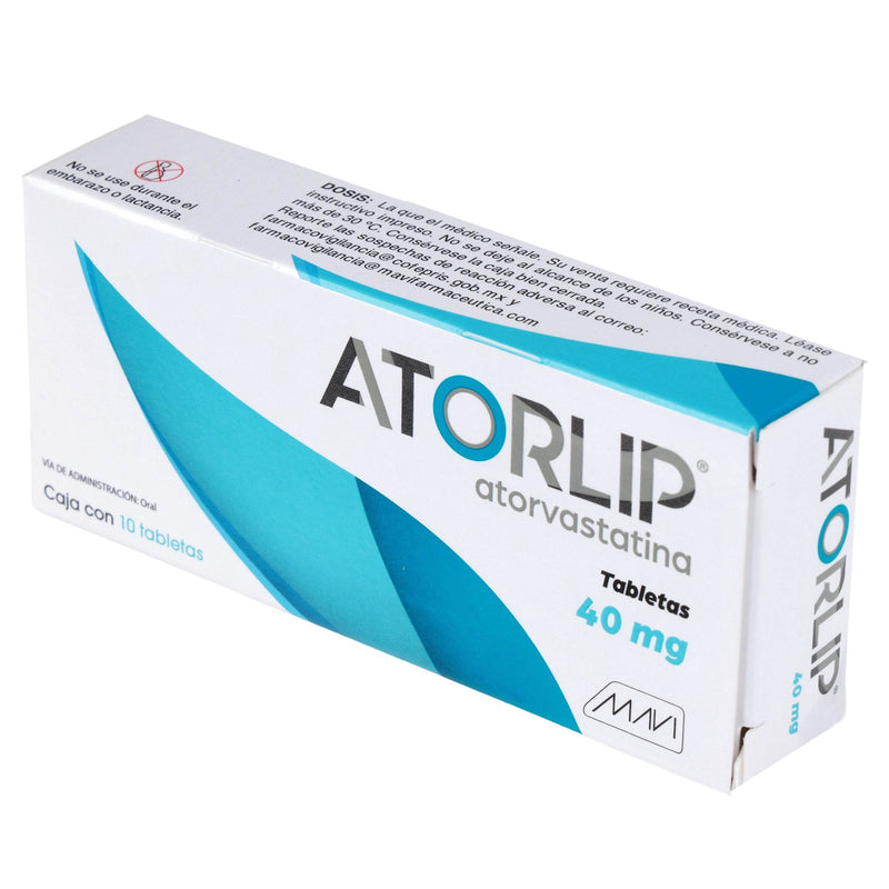 Atorlip 40Mg Con 10 Tabletas (Atorvastatina) - WeCare Pharma