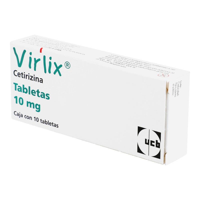Virlix 10Mg Con 10 Tabletas (Cetirizina) - WeCare Pharma