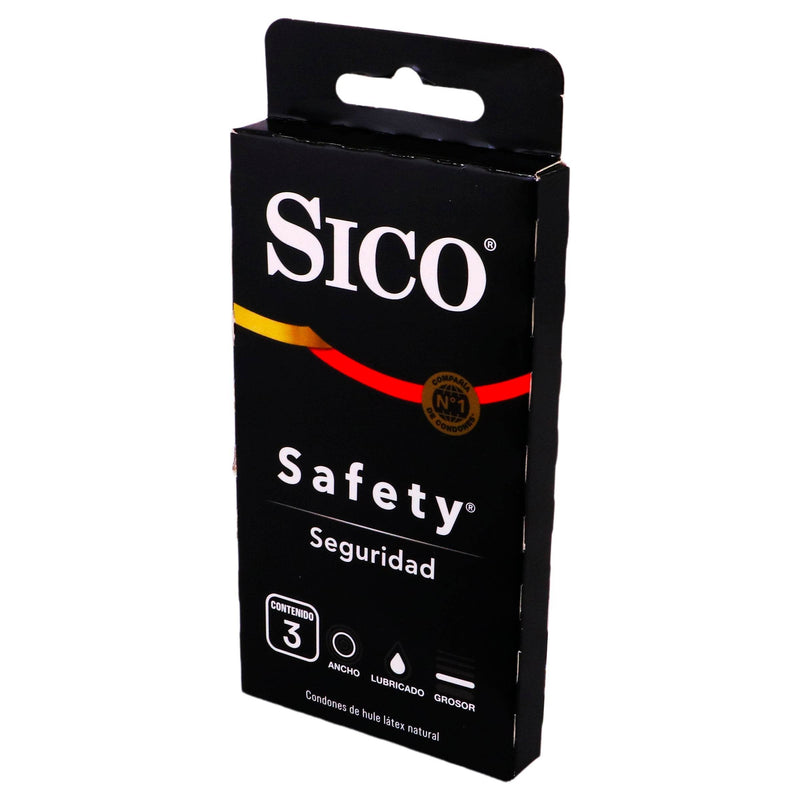 Condón Sico Safety Con 3 - WeCare Pharma