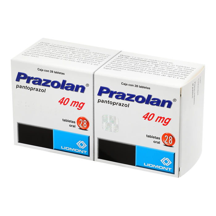 Prazolan 40Mg Con 56 Tabletas (Pantoprazol) 3 - 7501299303528