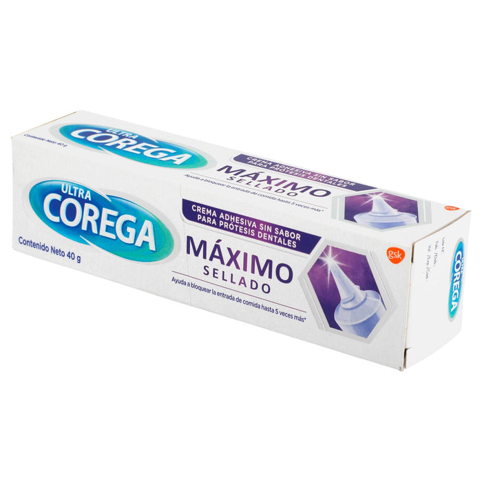 Adhesivo Corega Ultra Max Sellado 40G - WeCare Pharma